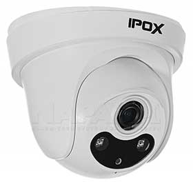 2Mpix IP dome kamera IPOX HD-2002DA (2.8mm, IR do 15m, PoE, mikrofon, SD karta 32GB)