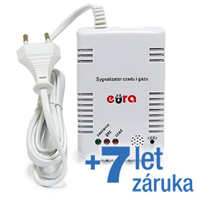 Detektor CO a plynu "EURA" CGD-31A2 230V