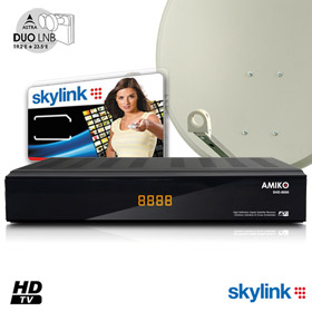 HDTV set - Amiko 8000 [80FE TE, Skylink, MNB]