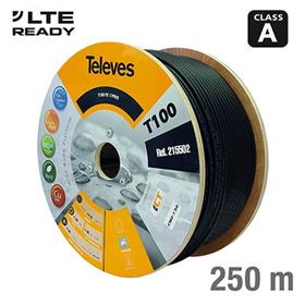 Koaxiální kabel TELEVES 215502 PE (6,6mm) - 250m
