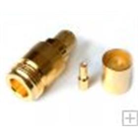 Konektor N female zlat� H155, Tri-Lan 240
