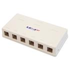 Modul�rn� box nad om�tku 6 port� / bez keystone /