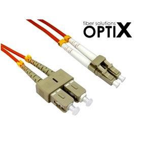 OPTIX LC-SC Optický patch cord 50/125 15m