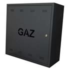 Revizní skříňka na plyn 600x600x250 Antracit vypáleno GAZ na dveřích