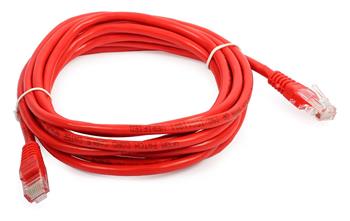 UTP patch kabel Cat5e 3m červený