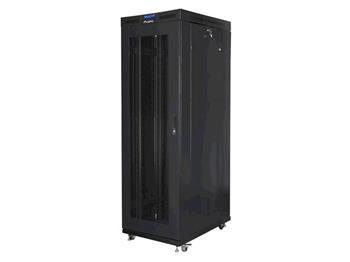 19" Rack skříň (37U 800x1000mm, pojízdná,matná, perforovaný dveře), termostat a ventilátor
