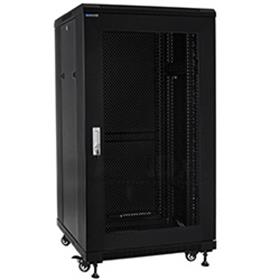 19" Rack skříň S6115DPII (15U 1000mm, pojízdná,matná,perforované dveře)