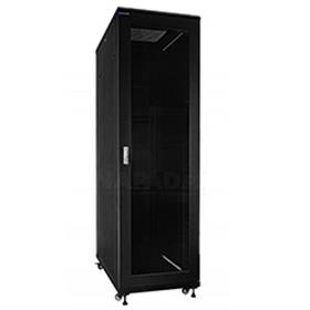 19" Rack skříň S6142DP (42U 600x1000mm, pojízdná,matná,perforované dvře)