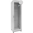 19" Rack skříň S6642DPW (42U 600x600mm, pojízdná,matná,perforované dveře,šedá)