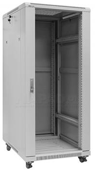 19" Rack skříň S6837 (37U 600x800mm, pojízdná,matná, šedá)