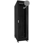 19" Rack skříň S6842DP/B (42U 600x800mm, pojízdná,matná, perforované dveře)