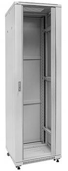 19" Rack skříň S8142 (42U 800x1000mm, pojízdná,matná, šedá)