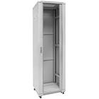 19" Rack skříň S8142 (42U 800x1000mm, pojízdná,matná, šedá) 