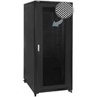 19" Rack skříň SQ8137DP/B (37U 800x1000mm, pojízdná,matná, perforovaný dveře) - rychlá montáž