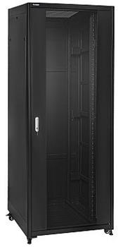 19" Rack skříň SQ8142/B (42U 800x1000mm, pojízdná,matná) - rychlá montáž