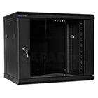 19" Rack skříň W6409 (9U 450mm, závěsná, složená)