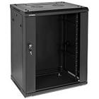 19" Rack skříň W6415/B (15U 450mm, závěsná)