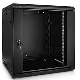 19" Rack skříň W6612 (12U 600mm, závěsná)