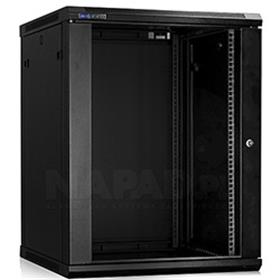 19" Rack skříň W6615 (15U 600mm, závěsná)