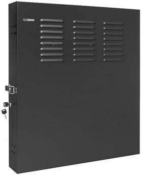 19" Rack skříň WP6702 (2U, 587mm, závěsná, složená, černá)