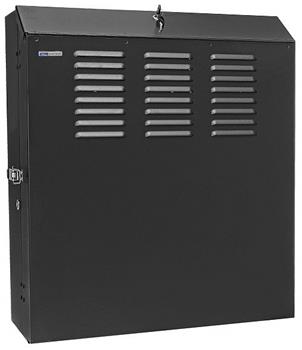 19" Rack skříň WP6705 (5U, 587mm, závěsná, složená, černá)