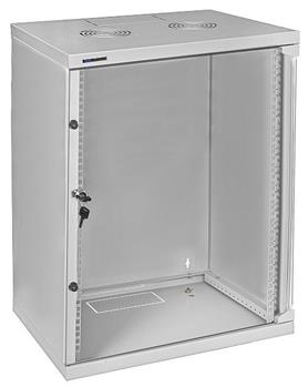 19" Rack skříň WSH5415/W (15U 400mm, závěsná) SOHO - šedá