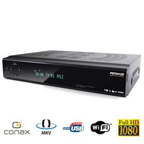 Amiko SHD-8340 CICX E - Full HD čtečka Conax a CI slotem