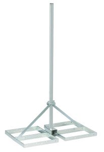 Anténní stožár ZB-1500/38+RAM4/415*265 (1,5m, pro pevné ploché střechy)