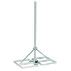 Anténní stožár ZB-1500/38+RAM4/415*265 (1,5m, pro pevné ploché střechy)