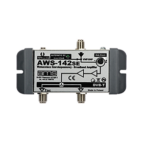 Anténní zesilovač AWS-142SE (1-69R 2-OUT 17dB)