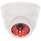 Atrapa kamery DOME s IR bílá