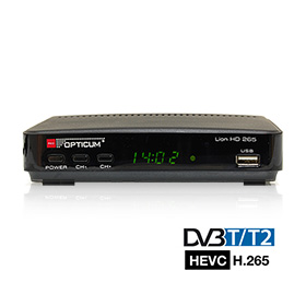 Bazar - Opticum LION H.265 PLUS DVB-T/T2 (H.265 HEVC)