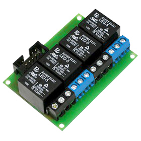 Bazar - Rozšiřující modul 4 relé pro LAN /GSM controller 12V