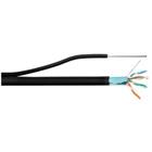 Cat5e stíněný kabel: ALANTEC F / UTP 5e [1m] (PE, venkovní s nosným lankem)