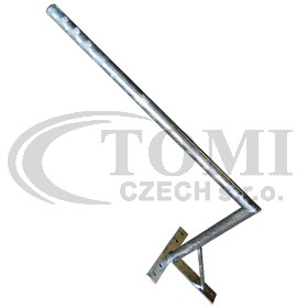 Držák antény 50/150cm s křížem + vzpěra, trubka 42/2mm, zinek Žár