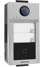 DS-KV8213-WME1(C)/Flush/Europe BV - IP dveřní interkom 2-tlač., čtečka karet, 2MPx kamera, WiFi, zápustný