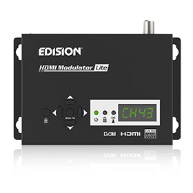 Edision single LITE - HDMI -> COFDM modulátor