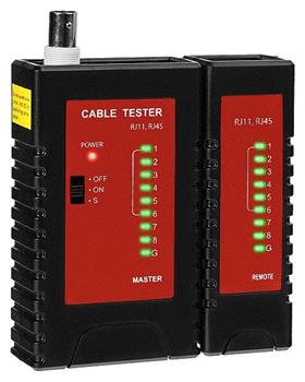 EG-2 - tester przewodów RJ45, RJ11 i BNC