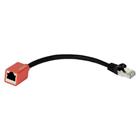 Ethernetový prodlužovací kabel S/FTP Cat 6a, zásuvka RJ45 – konektor RJ45, 20 cm, LogiLink NP0079N