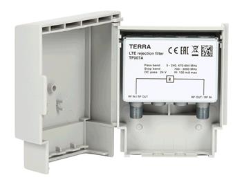 Filtr LTE Terra TF007A LTE700 (5-240, 470-694 MHz, DC pass, venkovní)