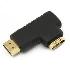 HDMI adaptér 19pin Female - 19pin Male do úhlu 90° levá PremiumCord 