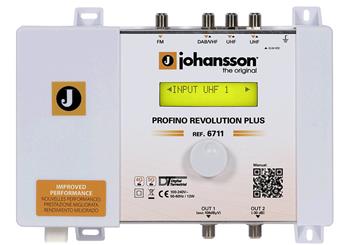 Johansson PROFINO 6711 Revolution Plus (FM-DAB/VHF-2xUHF)