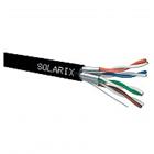 Kabel LAN U/FTP kat.6a Solarix SXKD-6A-STP-PE