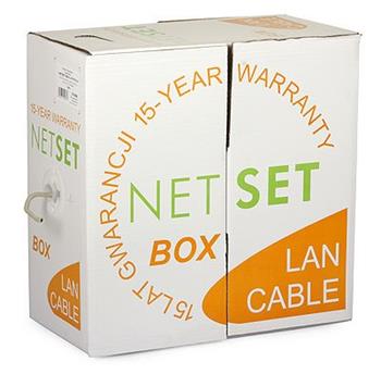 Kabel NETSET BOX U/UTP kat,6 vnitřní [305m] Dca-s2,d2,a1