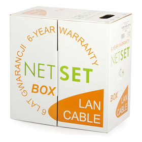 Kabel UTP Cat5e PVC NETSET (vnitřní) [305m]