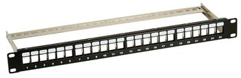 Keystone Patch Panel (24 portů, pro 19 "RACK skříně)