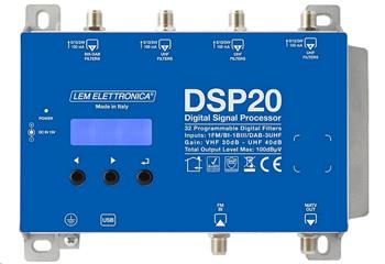 LEM DSP20-5G - programovatelný DVB-T/T2 zesilovač