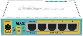 MikroTik RouterBOARD RB750UPr2, hEX PoE lite