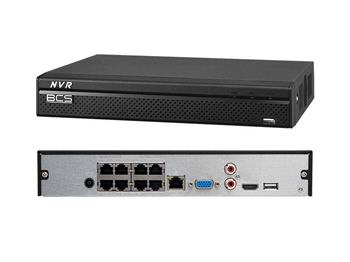 NVR pro 8 kamer BCS-L-NVR0801-4KE-8P