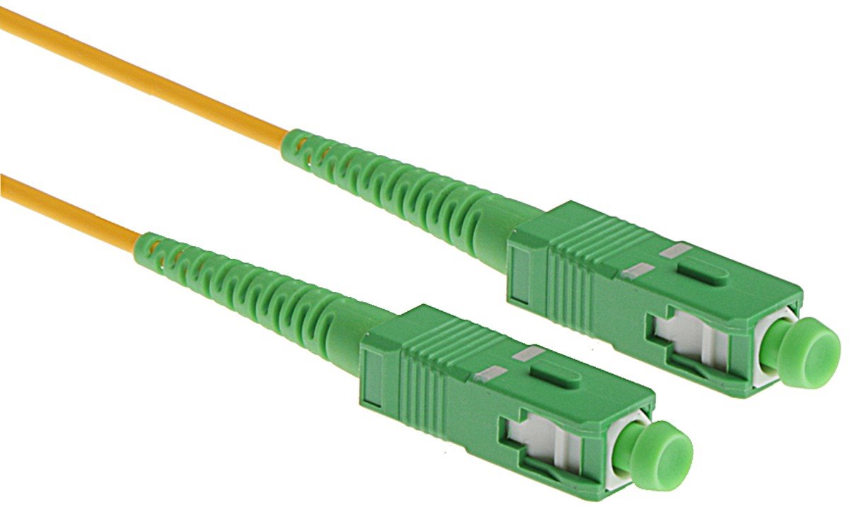 Optický patch cord, SCapc/SCapc, Simplex, Singlemode 9/125, 5m